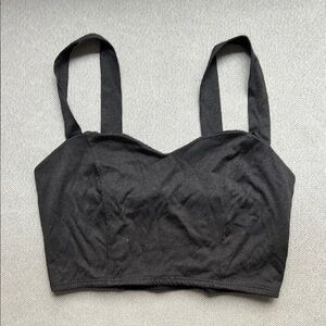 Kirra Sweetheart Crop Tank Top with Smocked Back